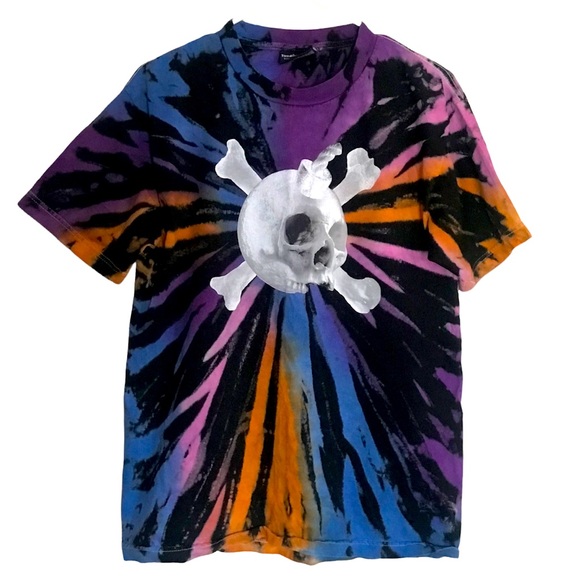 The Hundreds Skull Bomb Tie Dyed Tshirt 